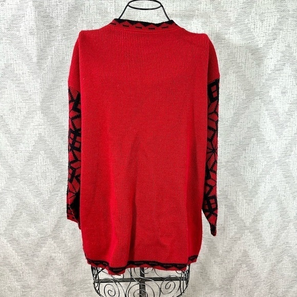 Vintage JJ Browne USA teddy bear christmas sweater size L - Picture 5 of 8